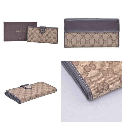 Gucci  GG Canvas Canvas Trifold Wallet CONSIGNMENT