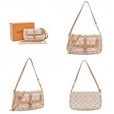 Louis Vuitton Monogram Fall For You Maxi Multi Pochette Accessories Beige Clair