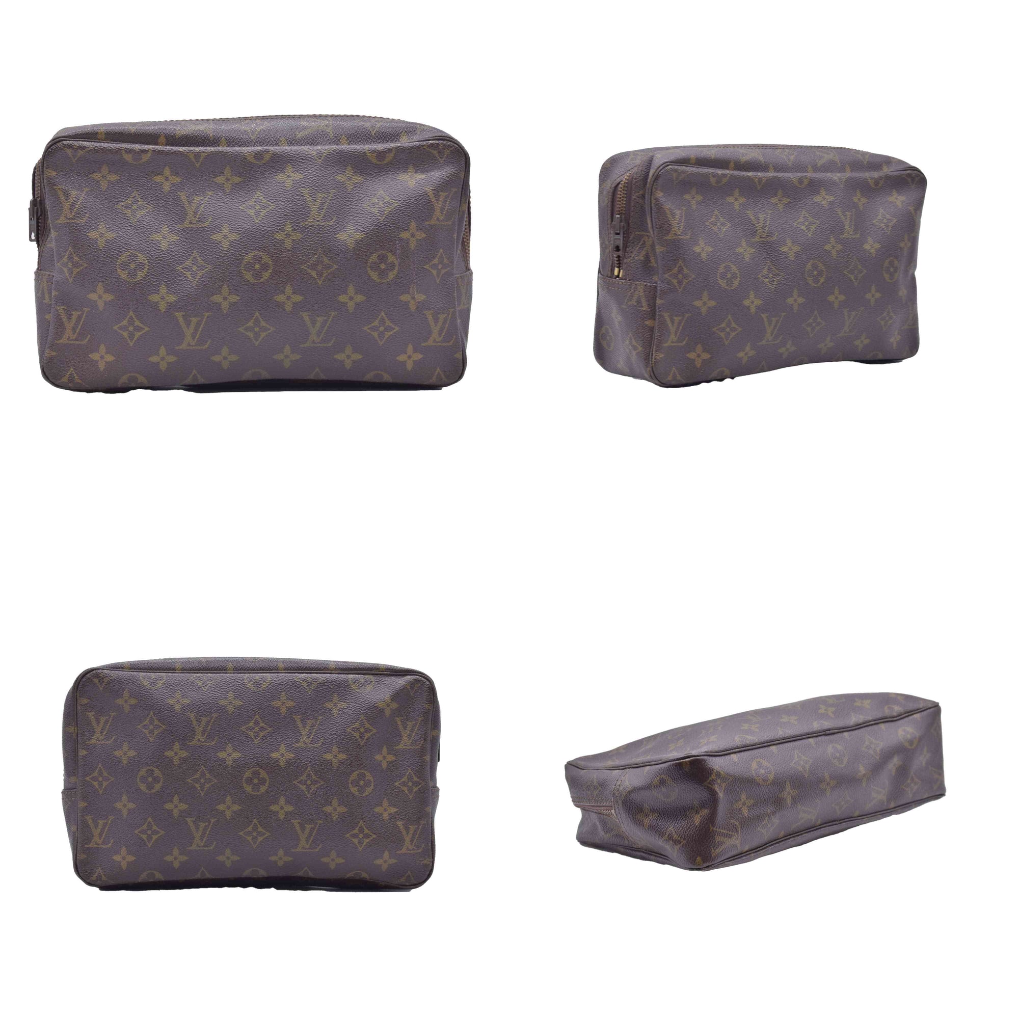 $600 Louis Vuitton Monogram Trousse Toilette 23 821