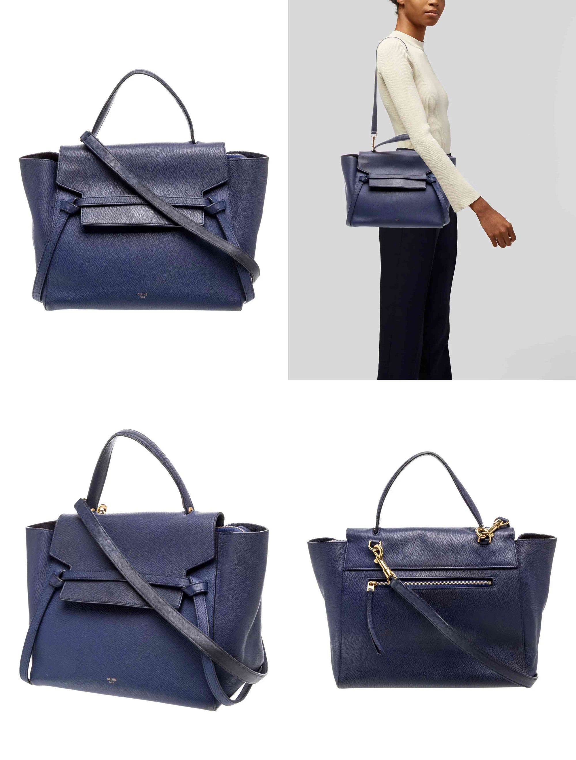 $2850 Celine Leather Belt Bag Mini 10021134
