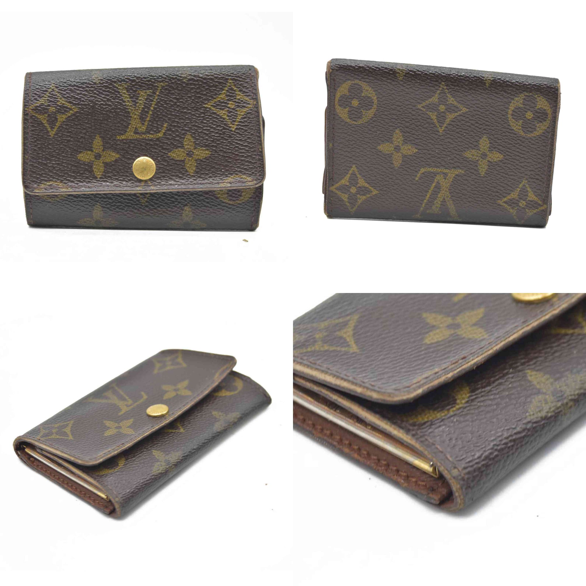 $345 Louis Vuitton Monogram Multicles 6 Ring Key Case Brown CT1916