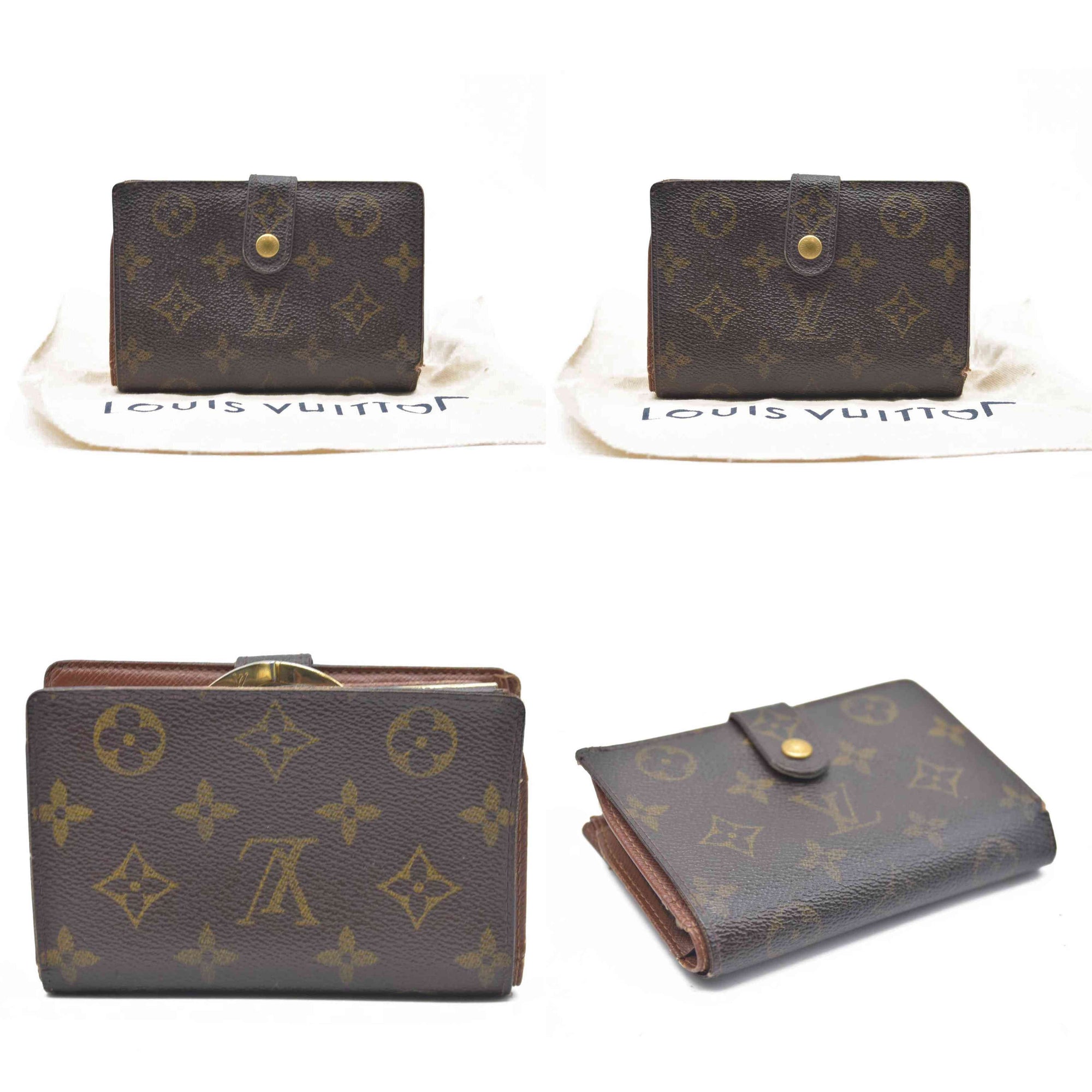 $750 Louis Vuitton Vintage 2001 Viennois Wallet