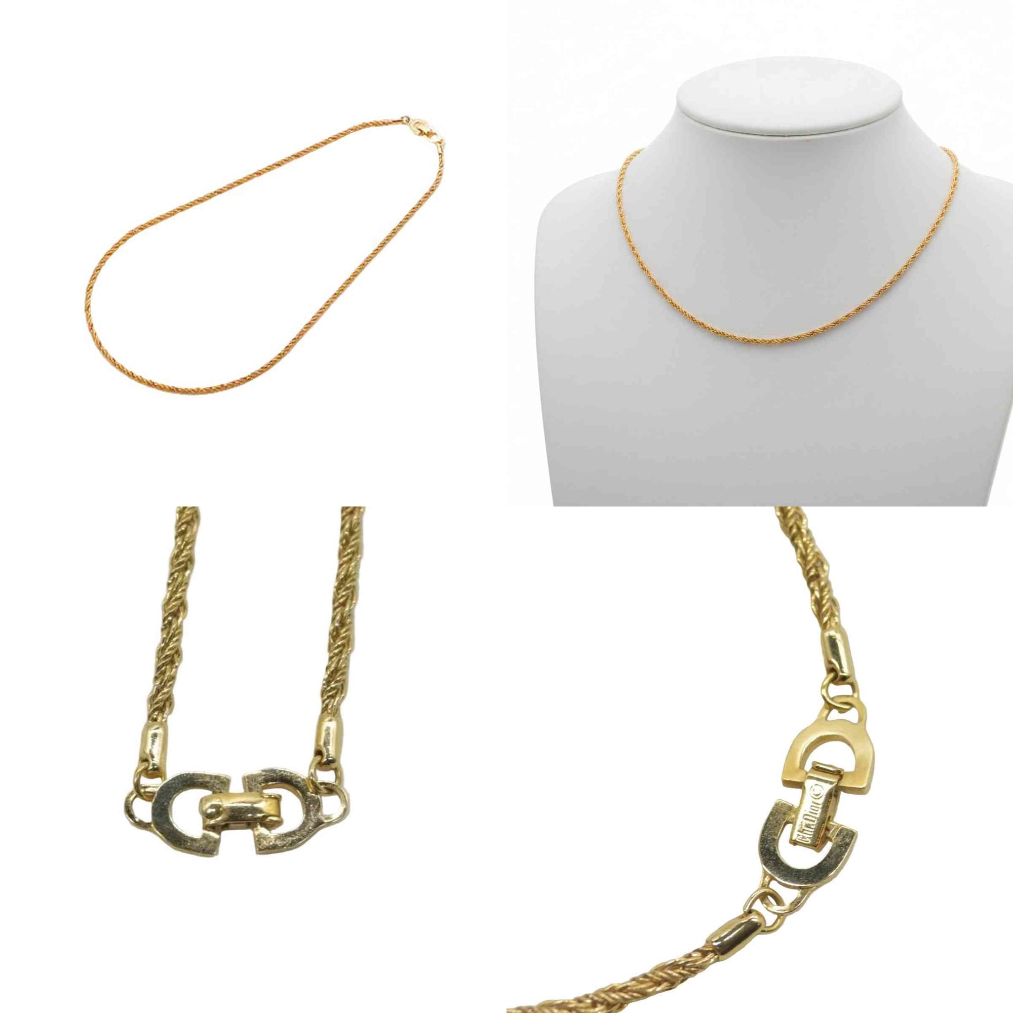 Christian Dior vintage Necklace gold Consignment