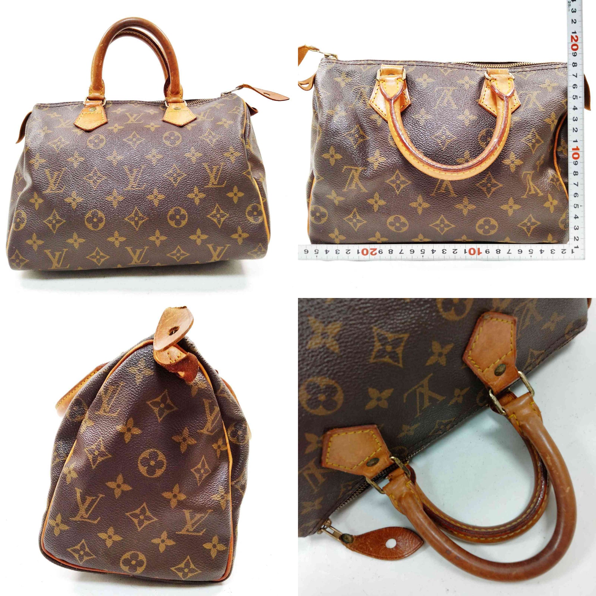 $1490 1988 Louis Vuitton Monogram Speedy 25 MI8812