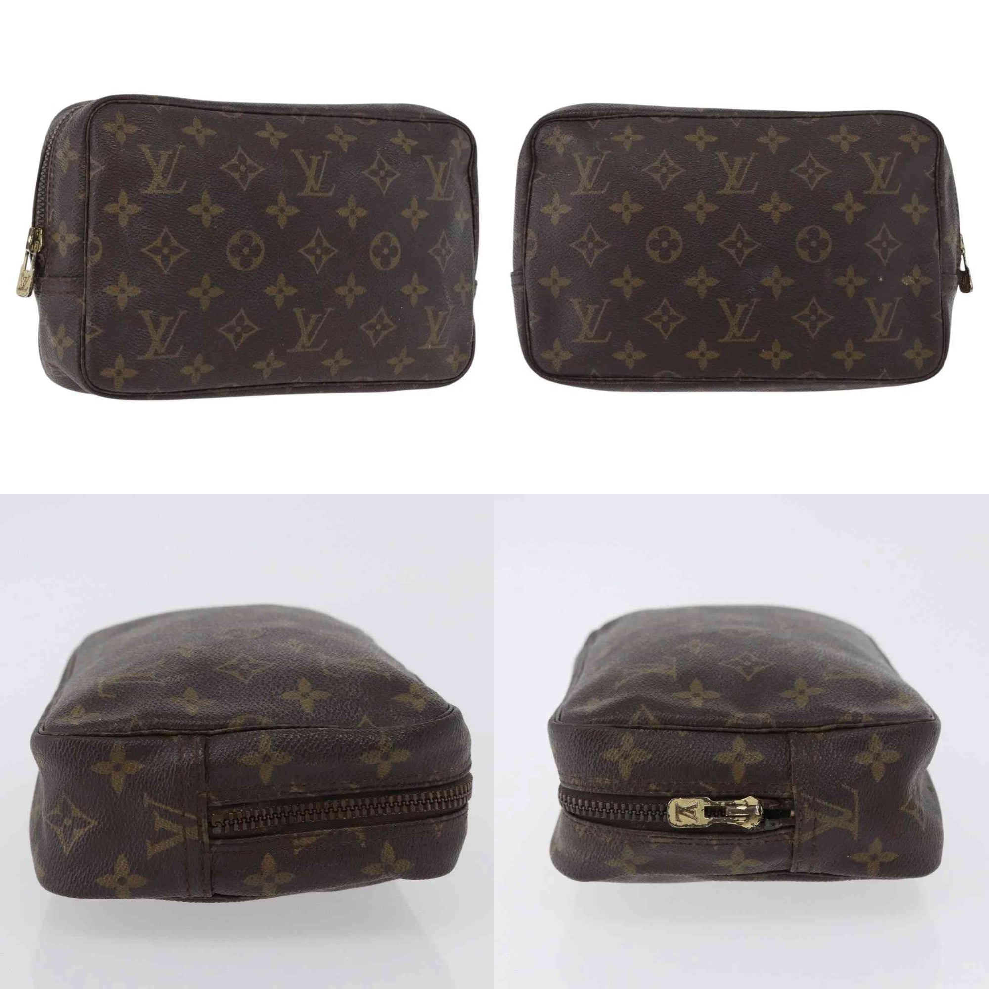 $600 LOUIS VUITTON Monogram Trousse Toilette 23 FRANCE VINTAGE