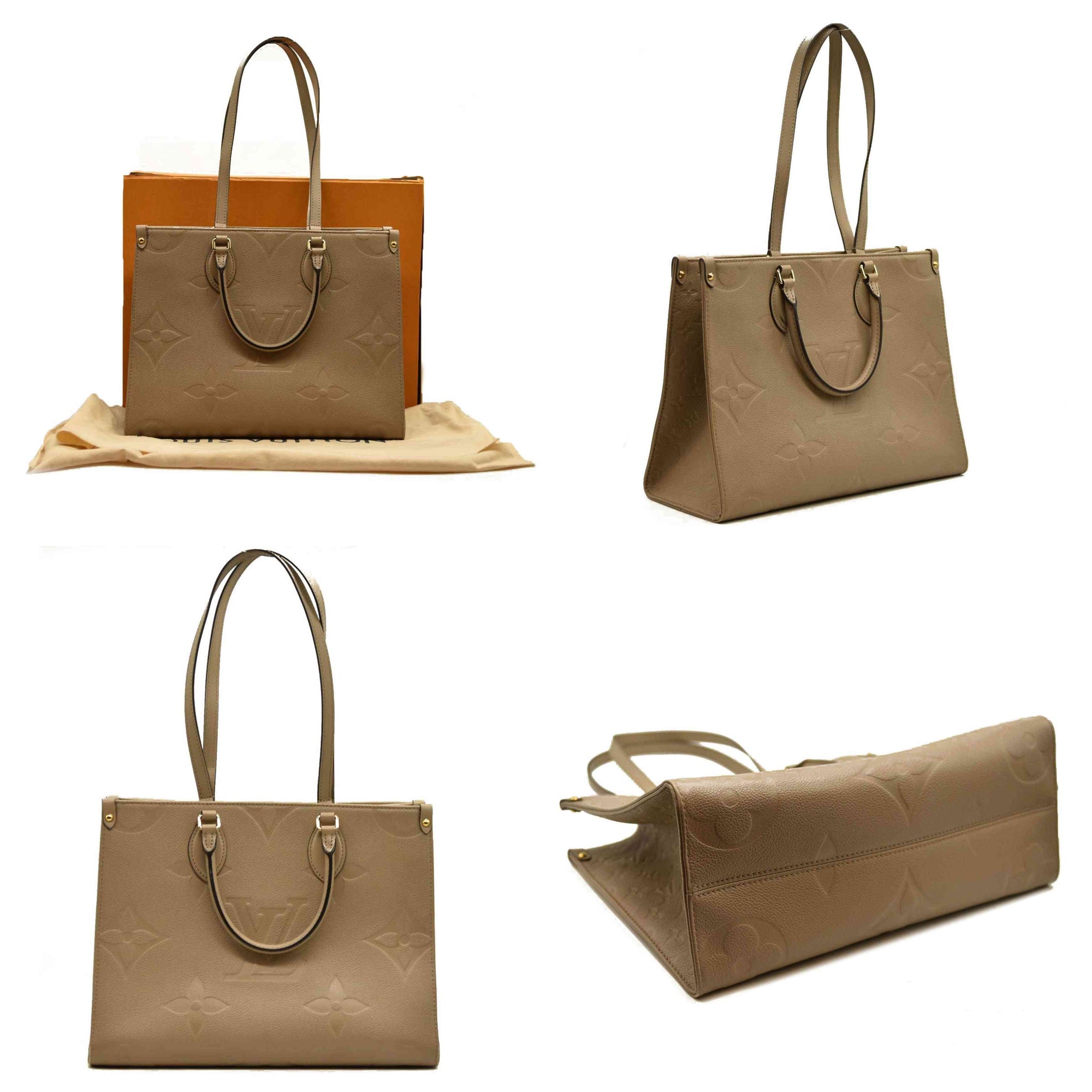 Louis Vuitton  Empreinte Monogram Giant Onthego MM Tourterelle