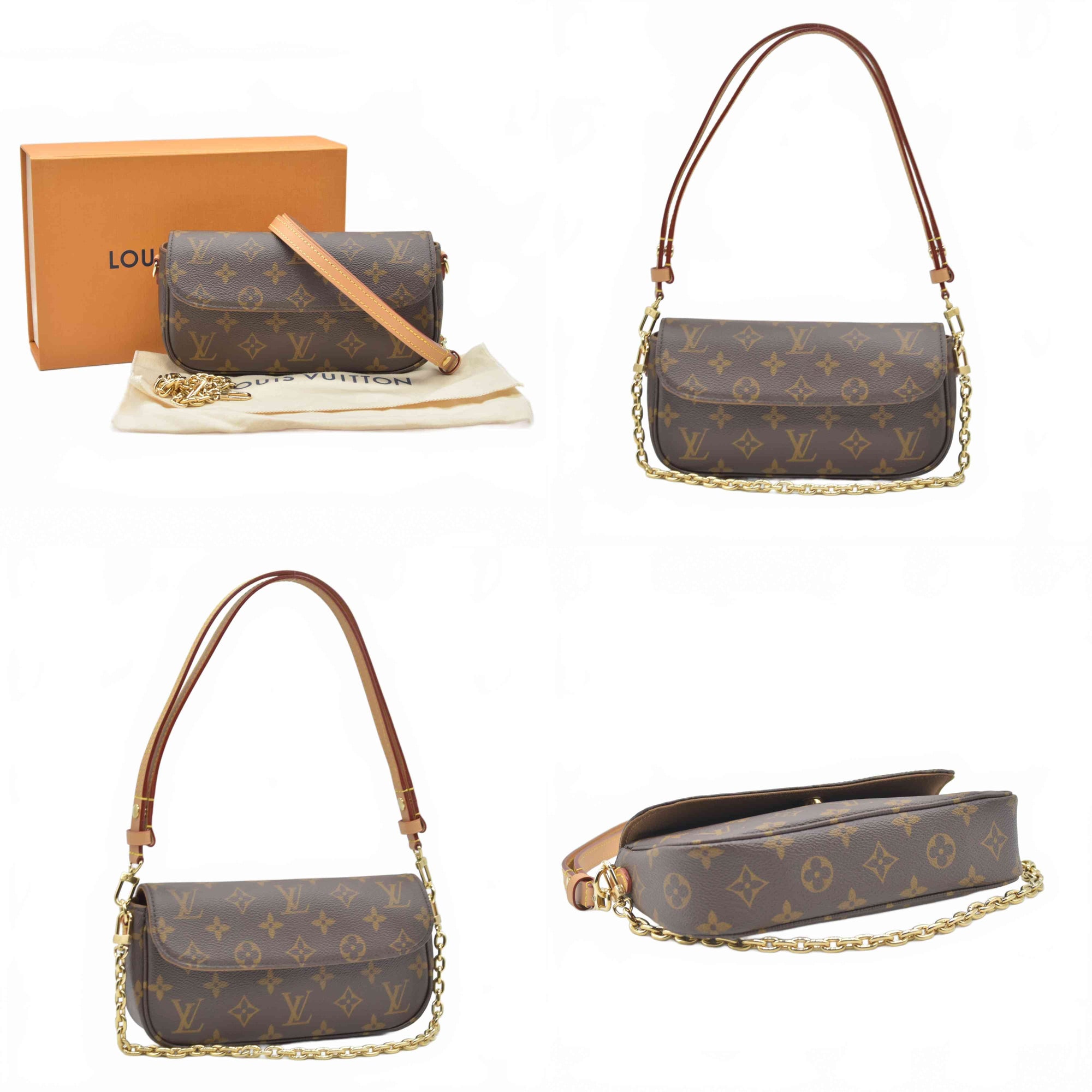 Louis Vuitton  Monogram Ivy Wallet On Chain RFID Like New with Box