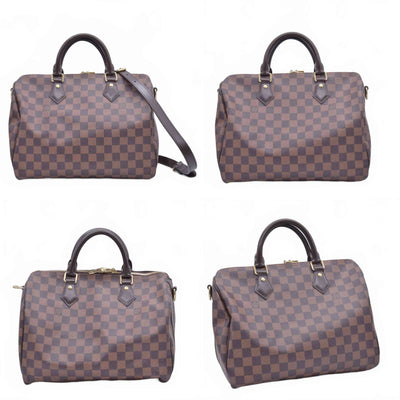 $2040 2014 Louis Vuitton  Damier Ebene Speedy Bandouliere 30 MB4194
