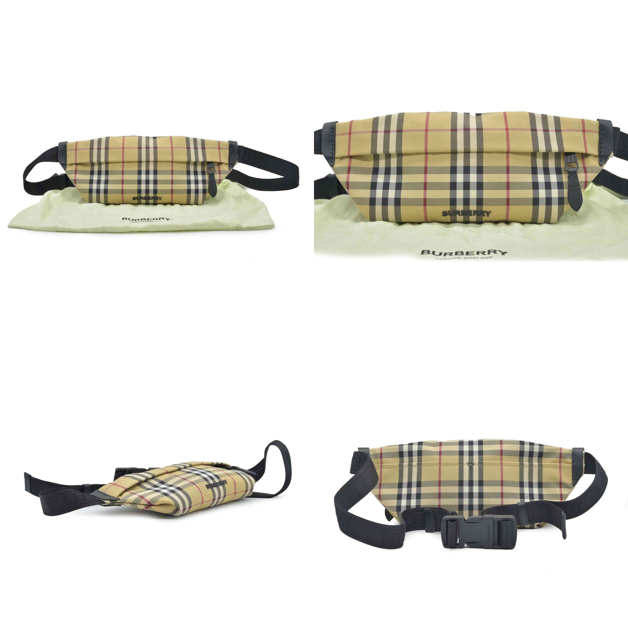 $910 Burberry Beige Stevie Belt Bag CONSIGNMENT