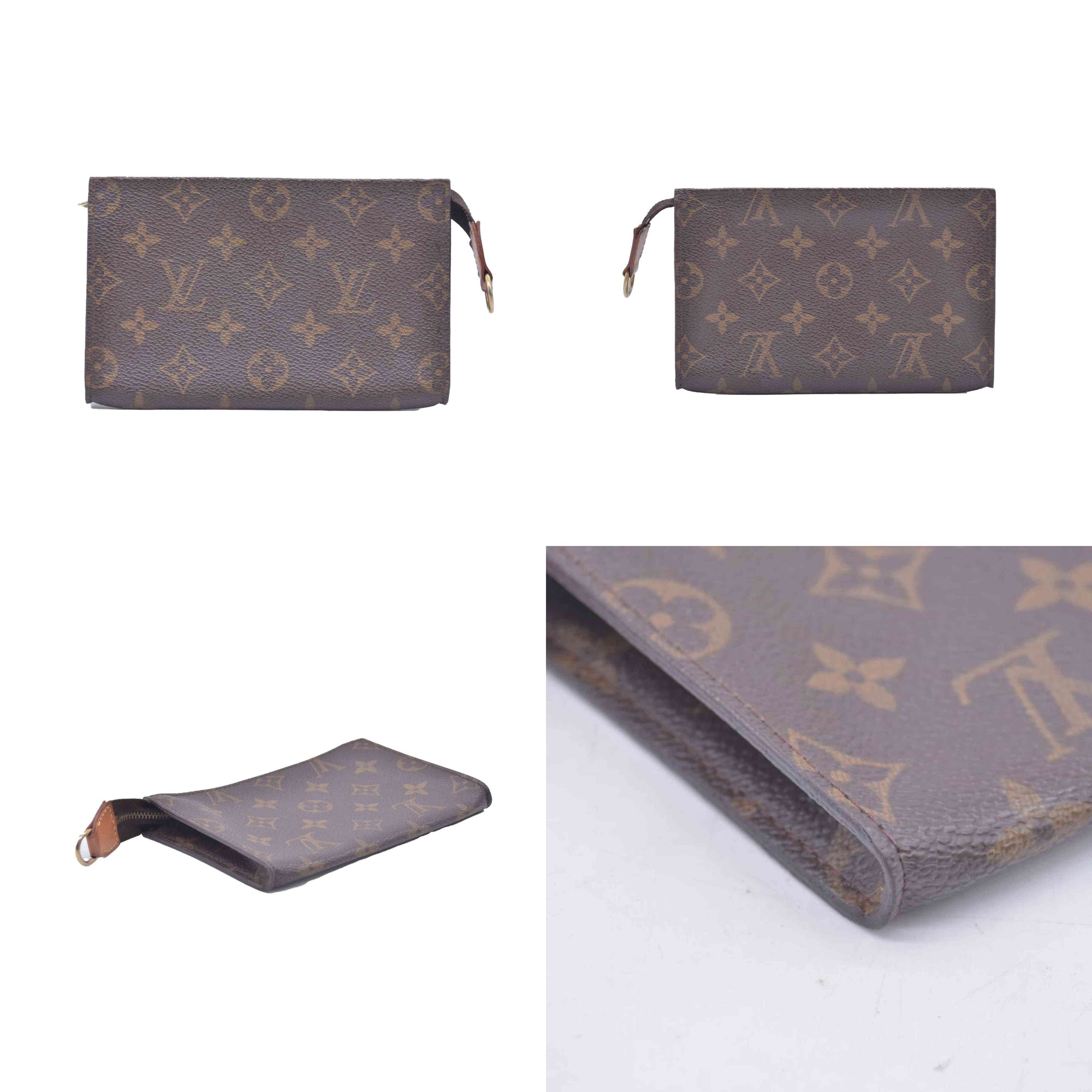 $490 2000 Louis Vuitton Monogram Bucket 23 Pouch VI0070