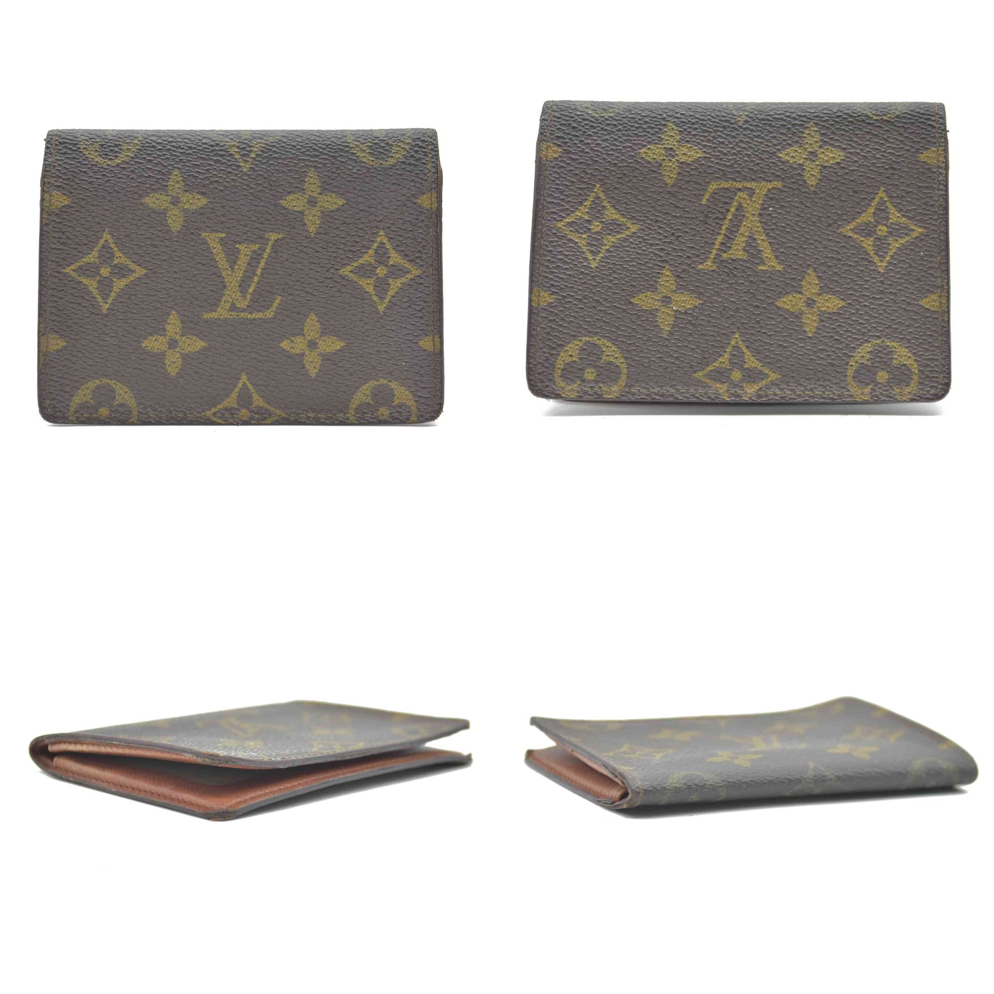 Louis Vuitton Monogram Porte 2 Cartes Vertical Pass Card Case CA0910