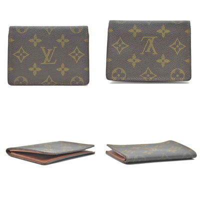 Louis Vuitton Monogram Porte 2 Cartes Vertical Pass Card Case CA0910