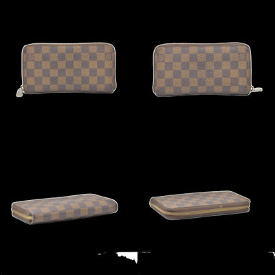 $915 2008 Louis Vuitton Damier Ebene Zippy Wallet  VI2078