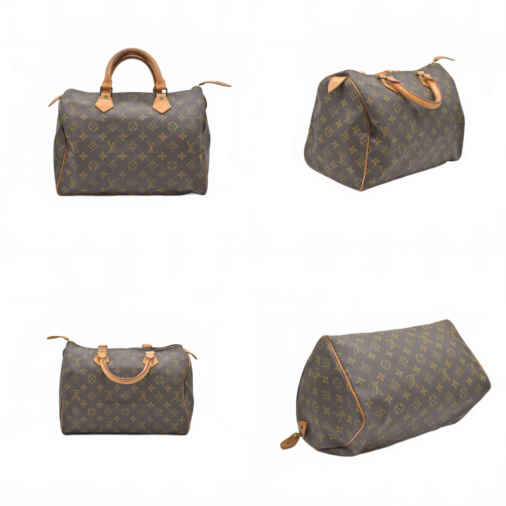 $1630 1985 Louis Vuitton Monogram Speedy 30 Hand Bag SA853