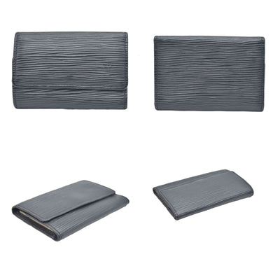 $445 Louis Vuitton Epi 6 Key Multicles Key Holder Black CT5200