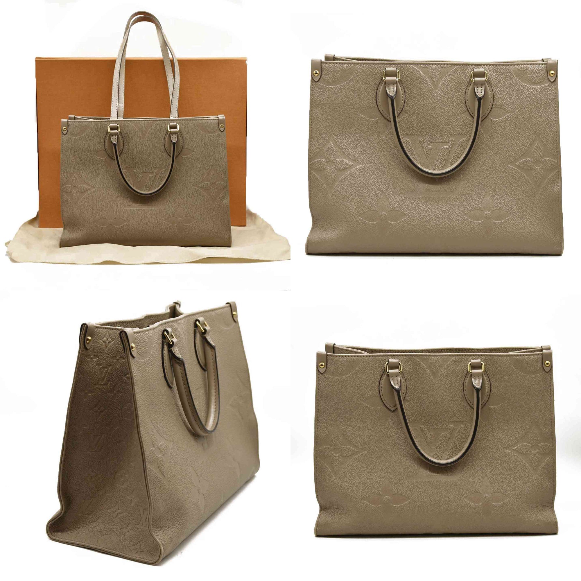 Louis Vuitton  Empreinte Monogram Giant Onthego MM Tourterelle RFID