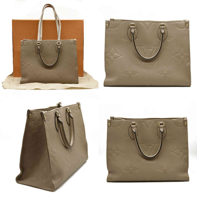 Louis Vuitton  Empreinte Monogram Giant Onthego MM Tourterelle RFID