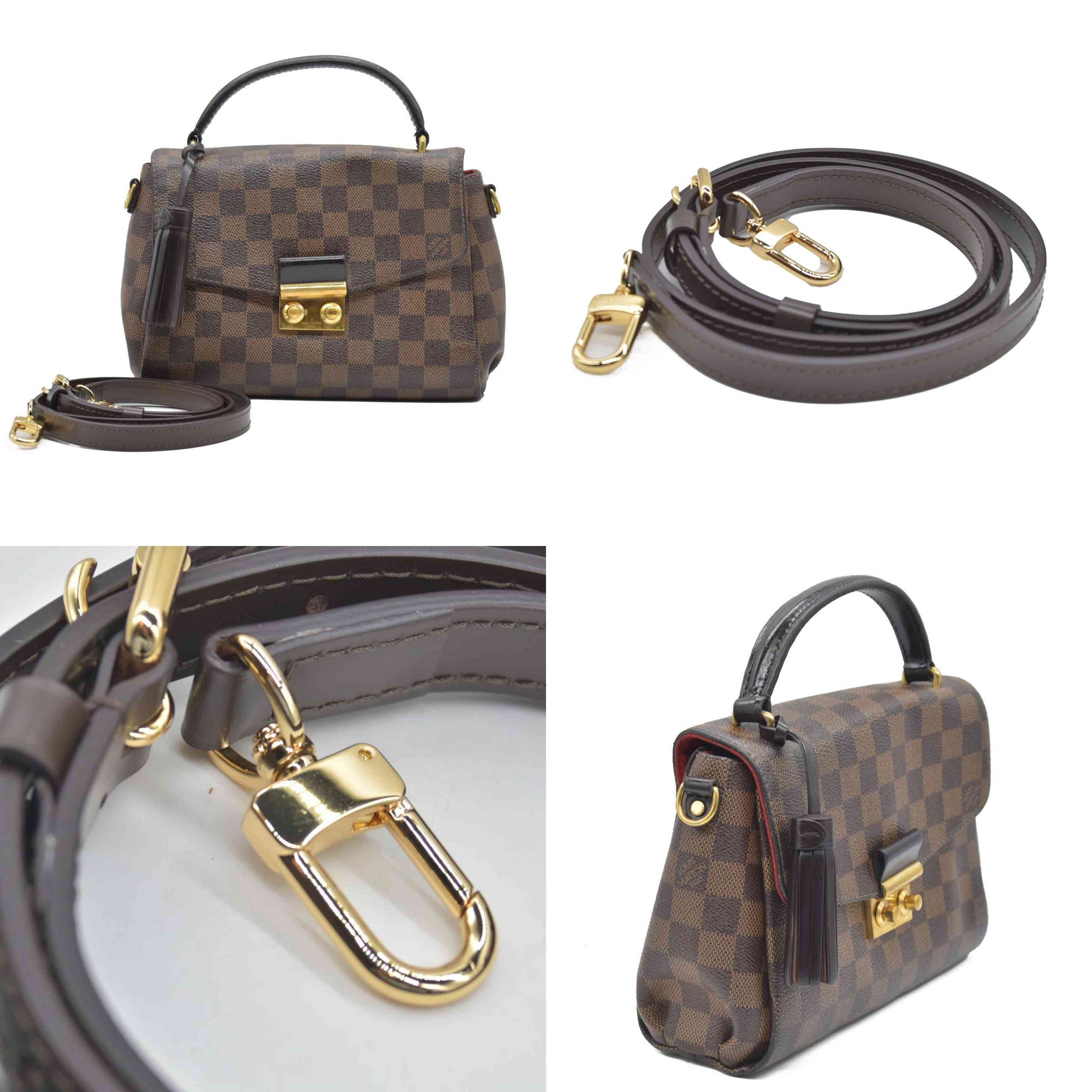 $1960 Louis Vuitton Damier Ebene Croisette