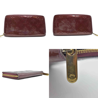 $1060 Louis Vuitton Vernis Zippy Wallet Griotte SD4102 CONSIGNMENT