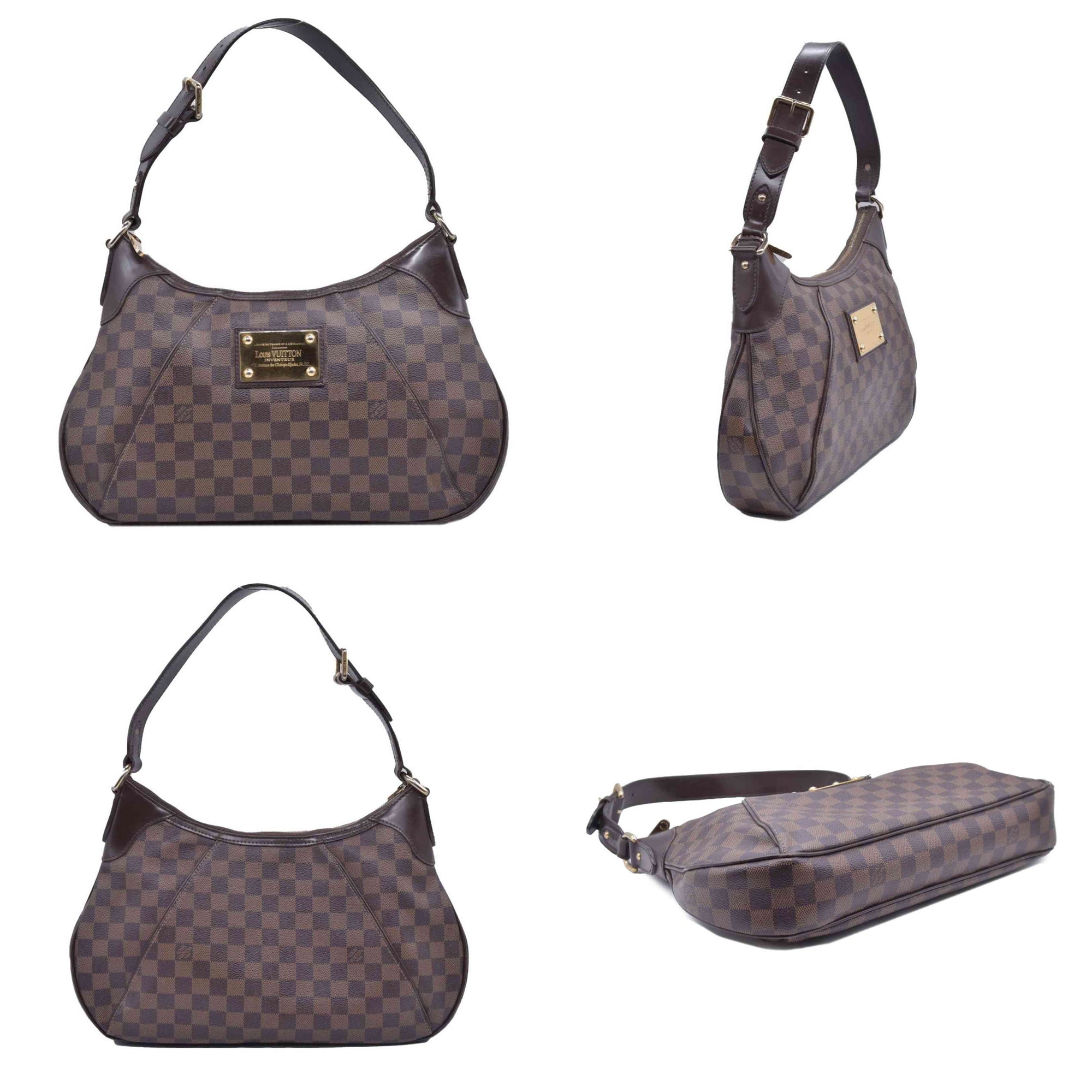 $1270 2008 Louis Vuitton Damier Ebene Thames GM MI5028 CONSIGNMENT 10021199