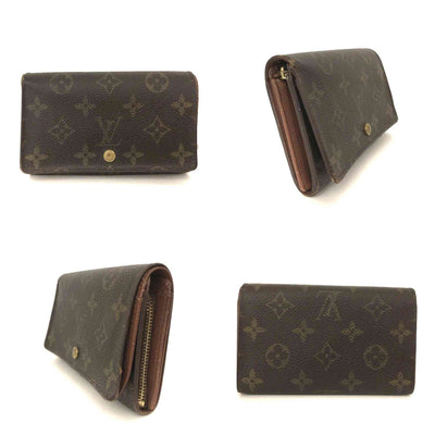 Louis Vuitton Monogram Porte Monnaie Billets Tresor Bifold Wallet SD1919