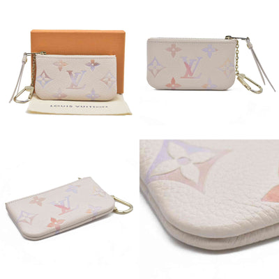 $625 Louis Vuitton  Empreinte Monogram Giant Key Pouch Dream Beige