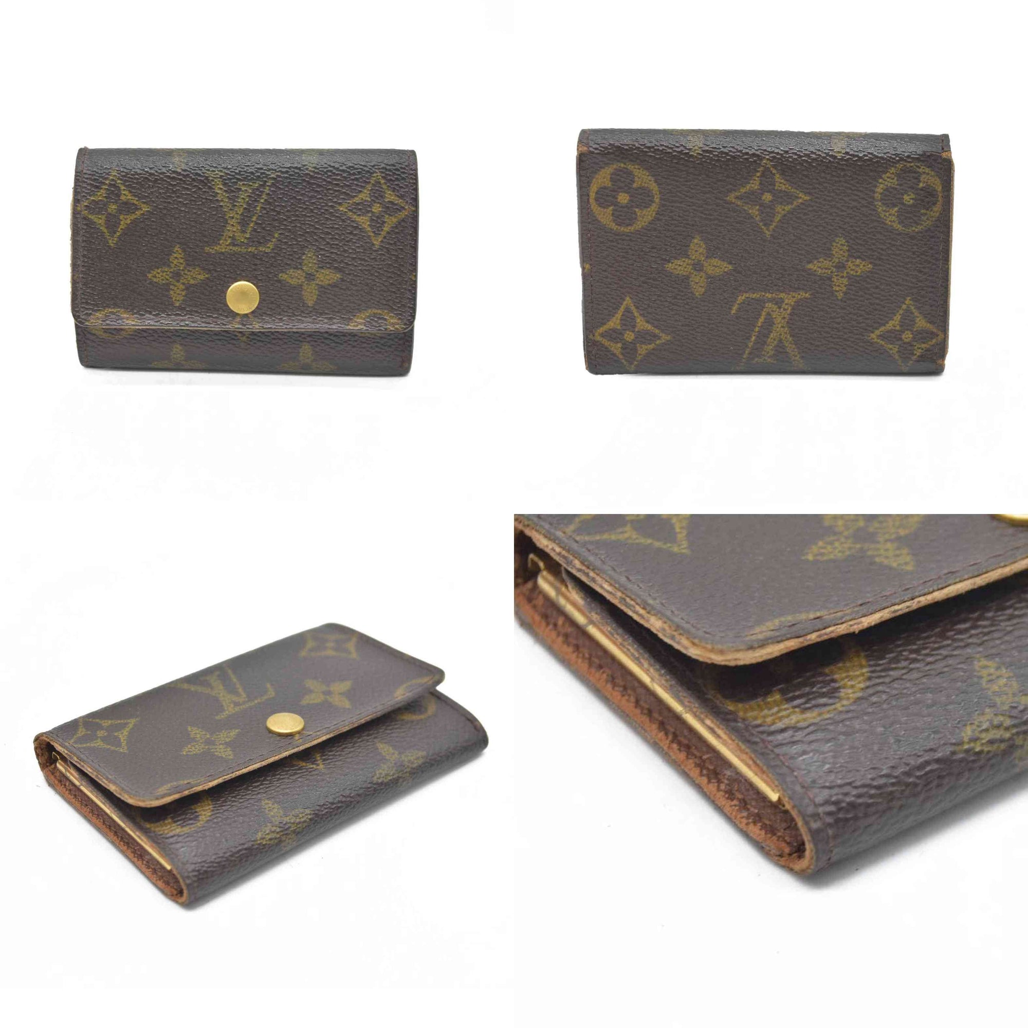 $345 Louis Vuitton Monogram Multicles 6 Ring Key Case Brown CT0024