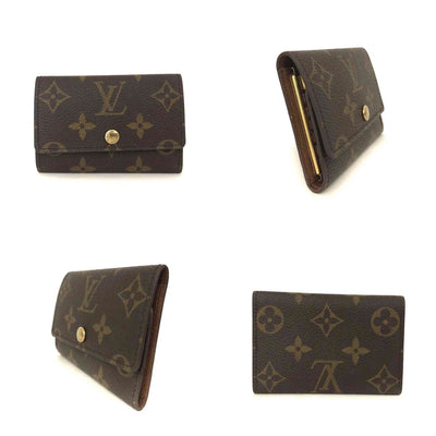 $355 Louis Vuitton Monogram Multicles 6 Ring Key Case Brown CT0969
