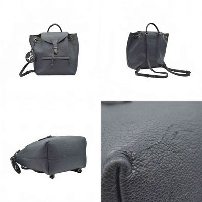 $2980 Louis Vuitton Black Montsouris Empreinte Noir Black Backpack 2020 10019957