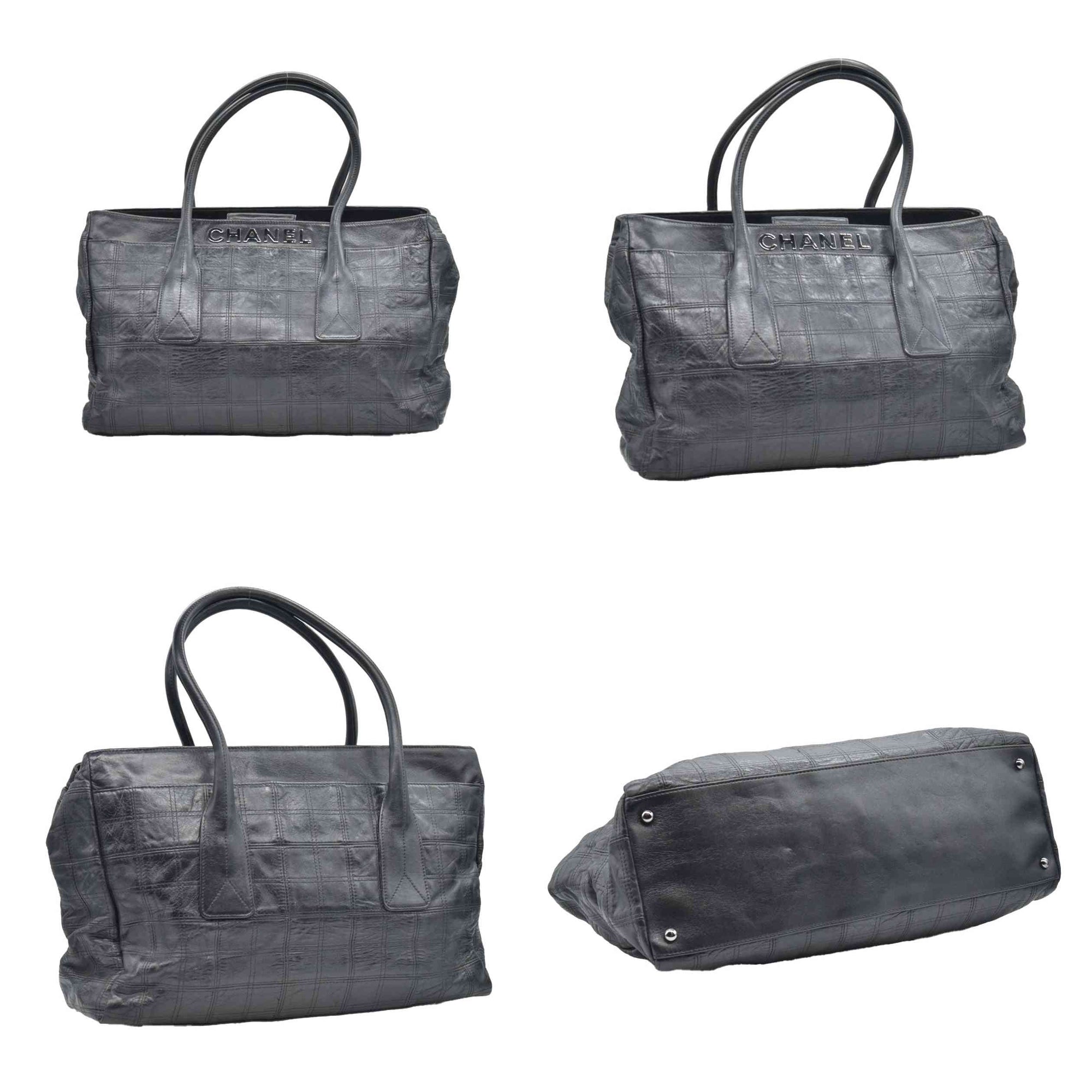$2400 CONSIGNMENT CHANEL LAX Square Quilt Tote