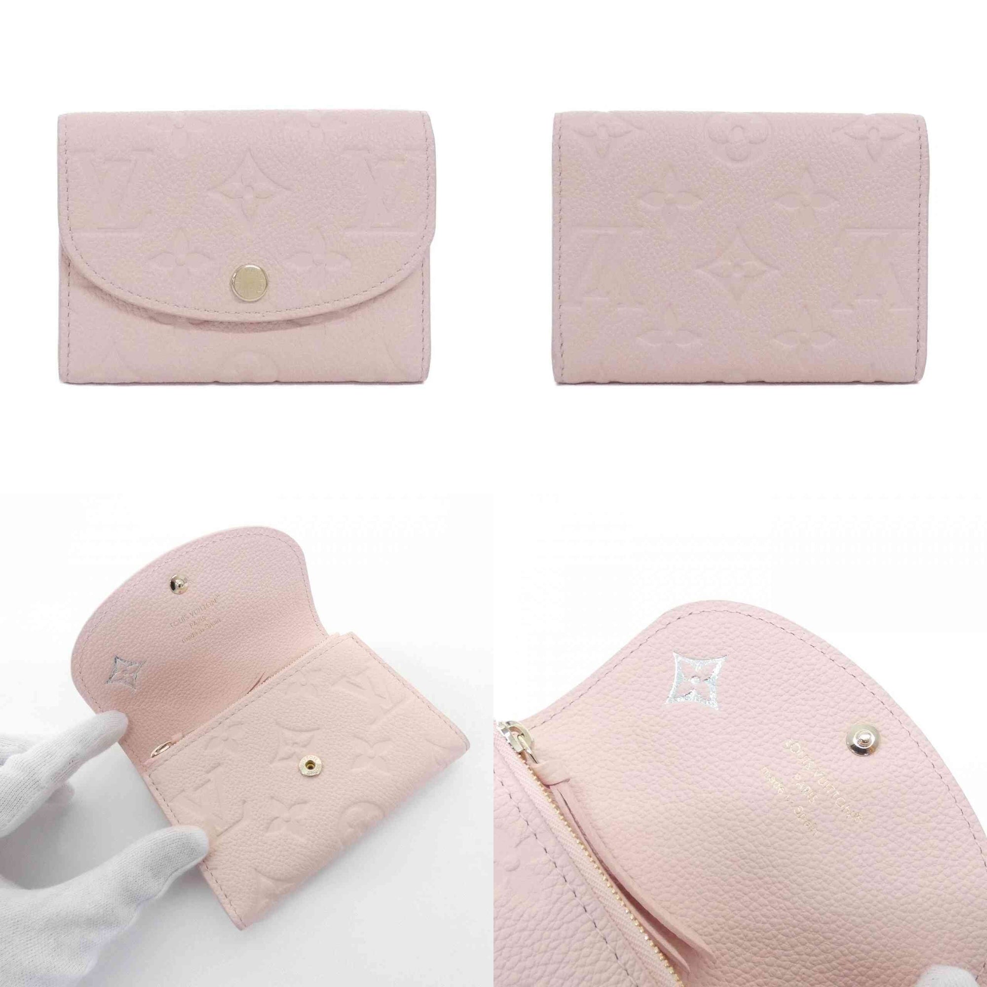$535 RFID Louis Vuitton Empreinte Rosalie Coin Purse Light Pink