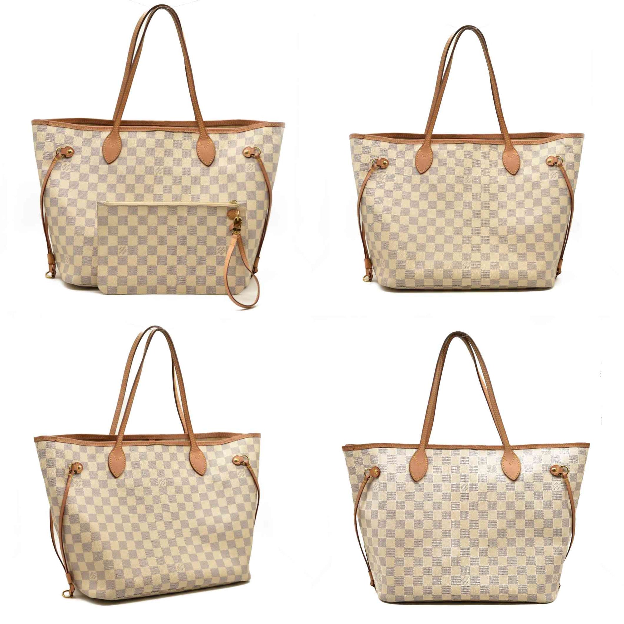 LOUIS VUITTON Damier Azur Neverfull MM AR4220