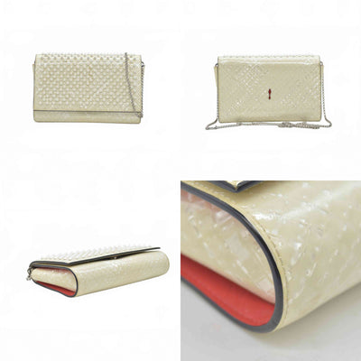 $1450 Christian Louboutin Spikes Paloma Wallet On Chain