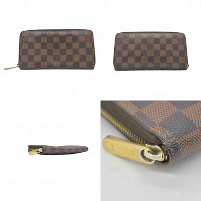 $915 Louis Vuitton Damier Ebene Zippy Wallet CONSIGNMENT