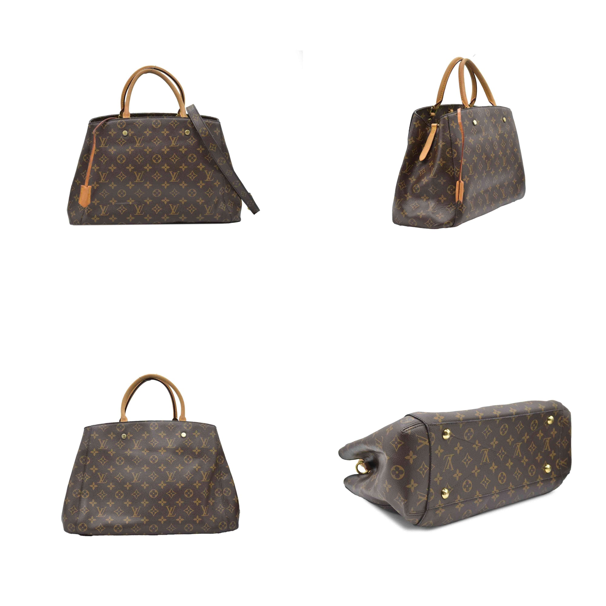 $2620 2014 Louis Vuitton Monogram Montaigne GM SD1154