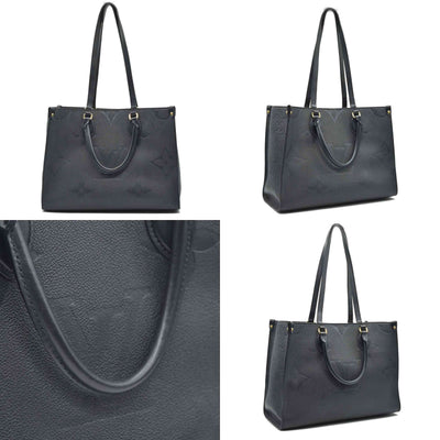 $3550 Louis Vuitton  Empreinte Monogram Giant Onthego MM Black RFID