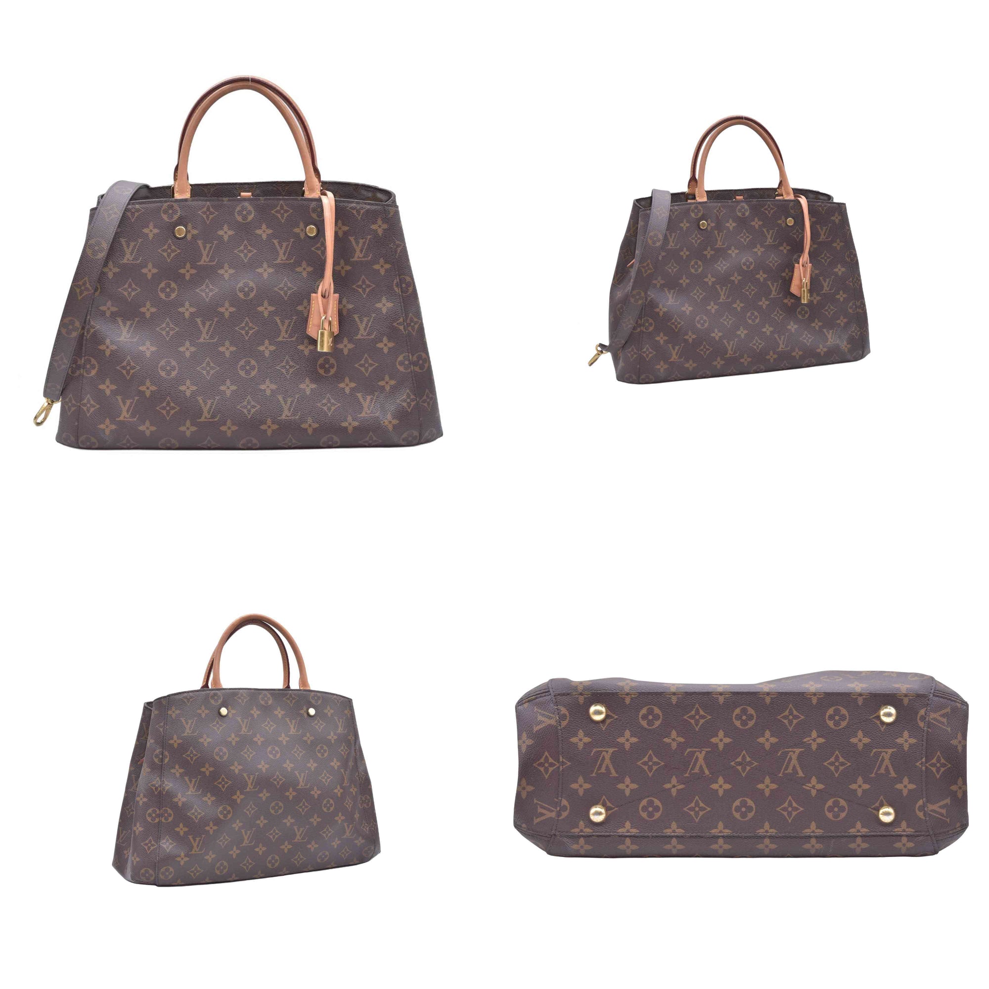 $2620 2019 Louis Vuitton Monogram Montaigne GM GI0119