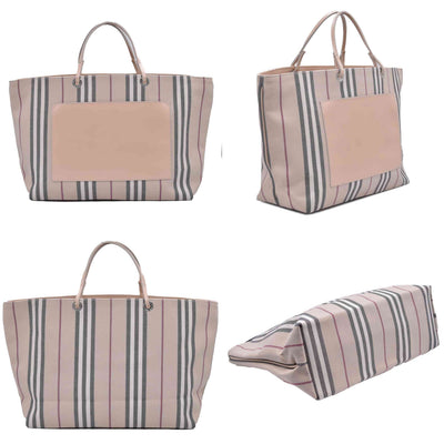 $1490 Burberry PVC Beige Tote CONSIGNMENT 10021249
