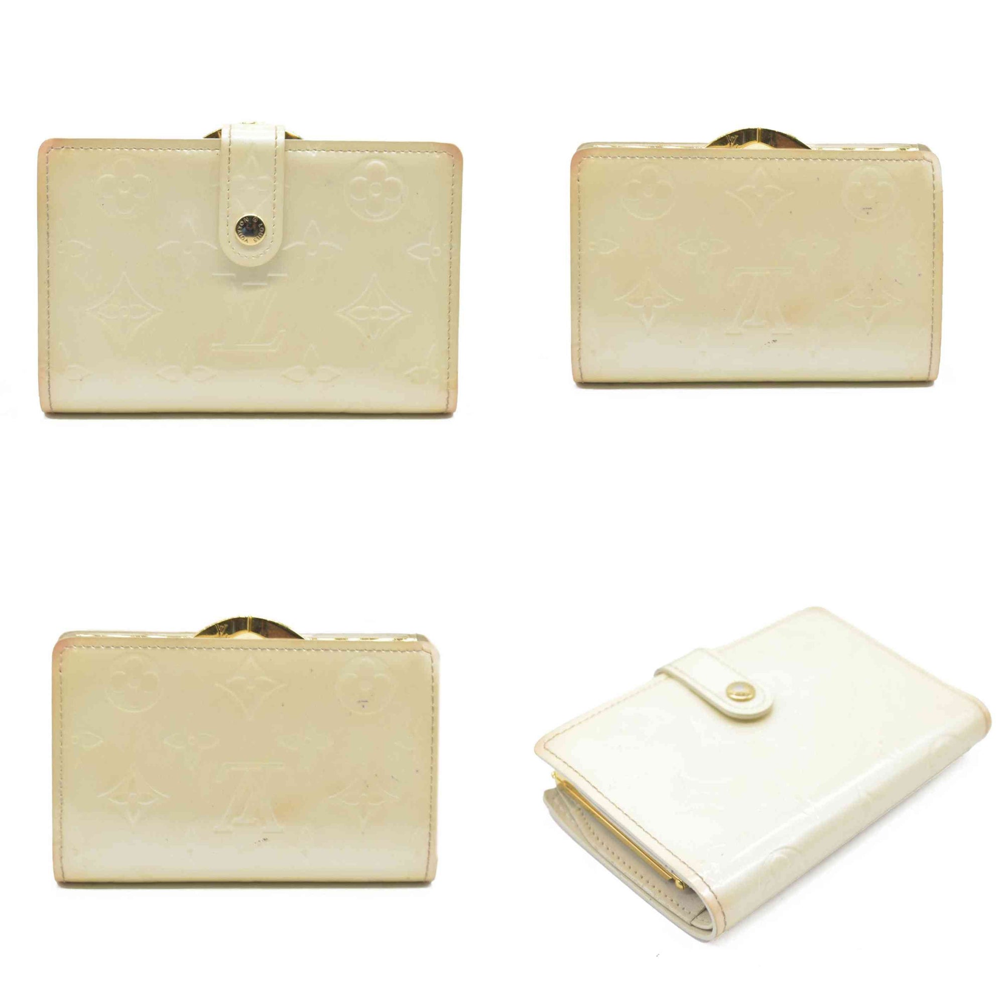 $935 Louis Vuitton 2005 Monogram Vernis French Purse