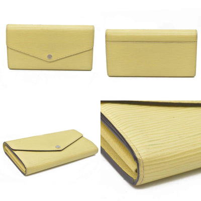 $840 CONSIGNMENT Louis Vuitton Jaune Pale Epi Leather Sarah CA1194