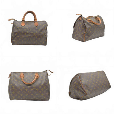 $1630 1982 Louis Vuitton Speedy 30 Hand Bag Monogram Brown SA823