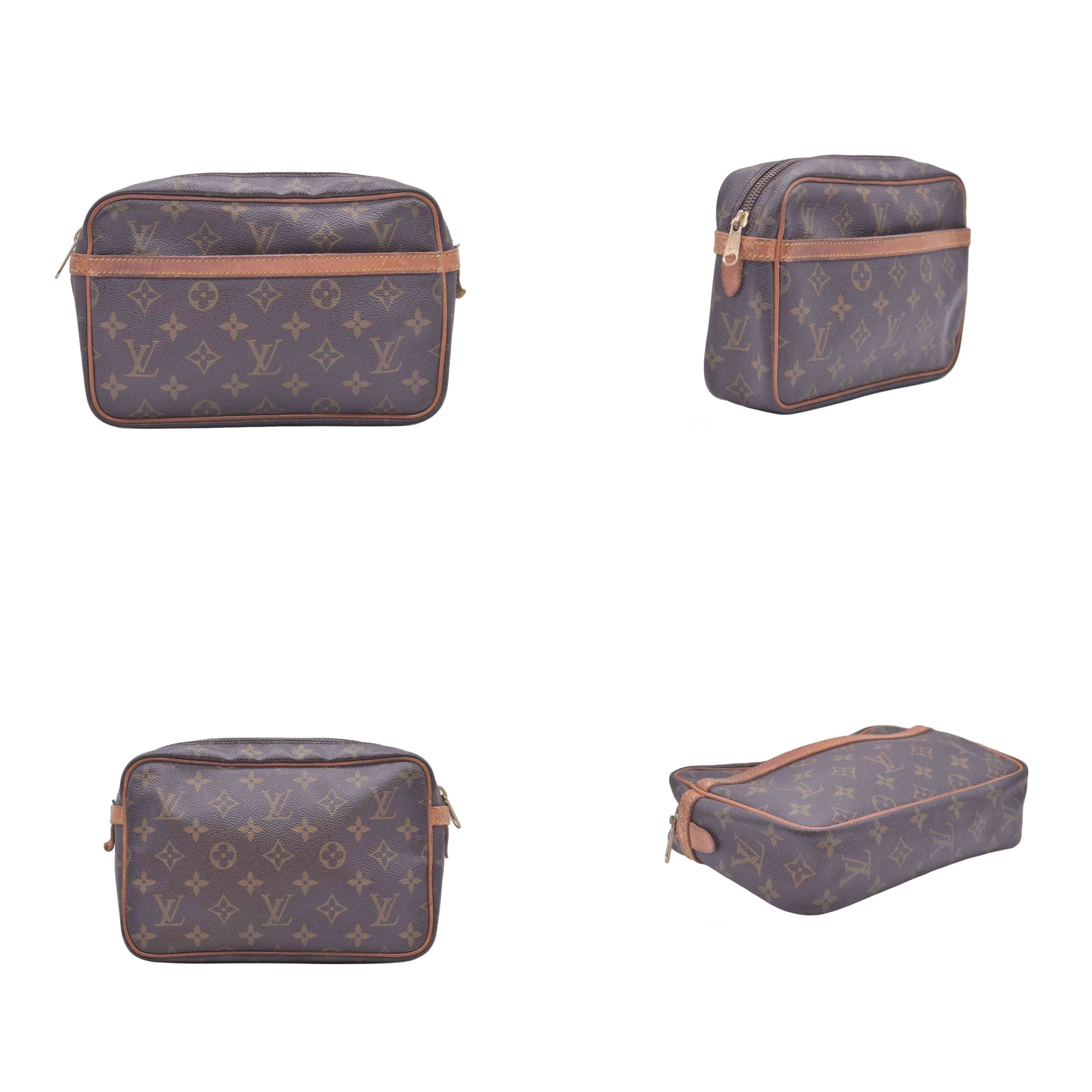 $680 Louis Vuitton Monogram Compiegne 23 Toiletries 10021253