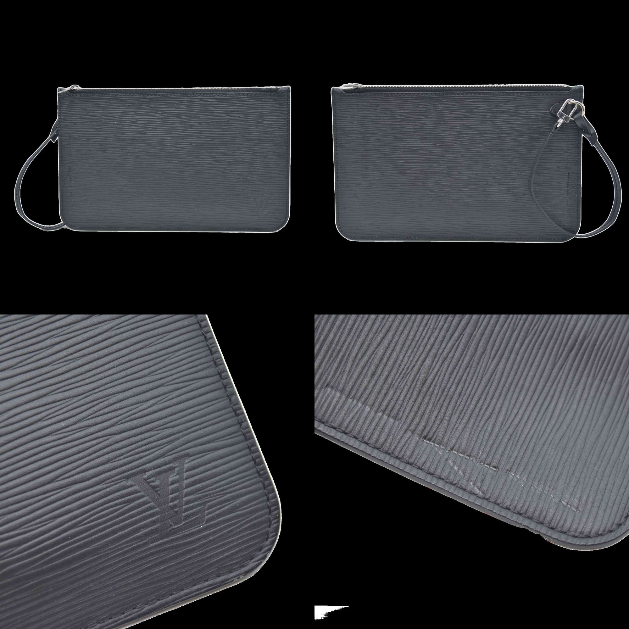 Louis Vuitton Epi Neverfull Pouch Black 2018