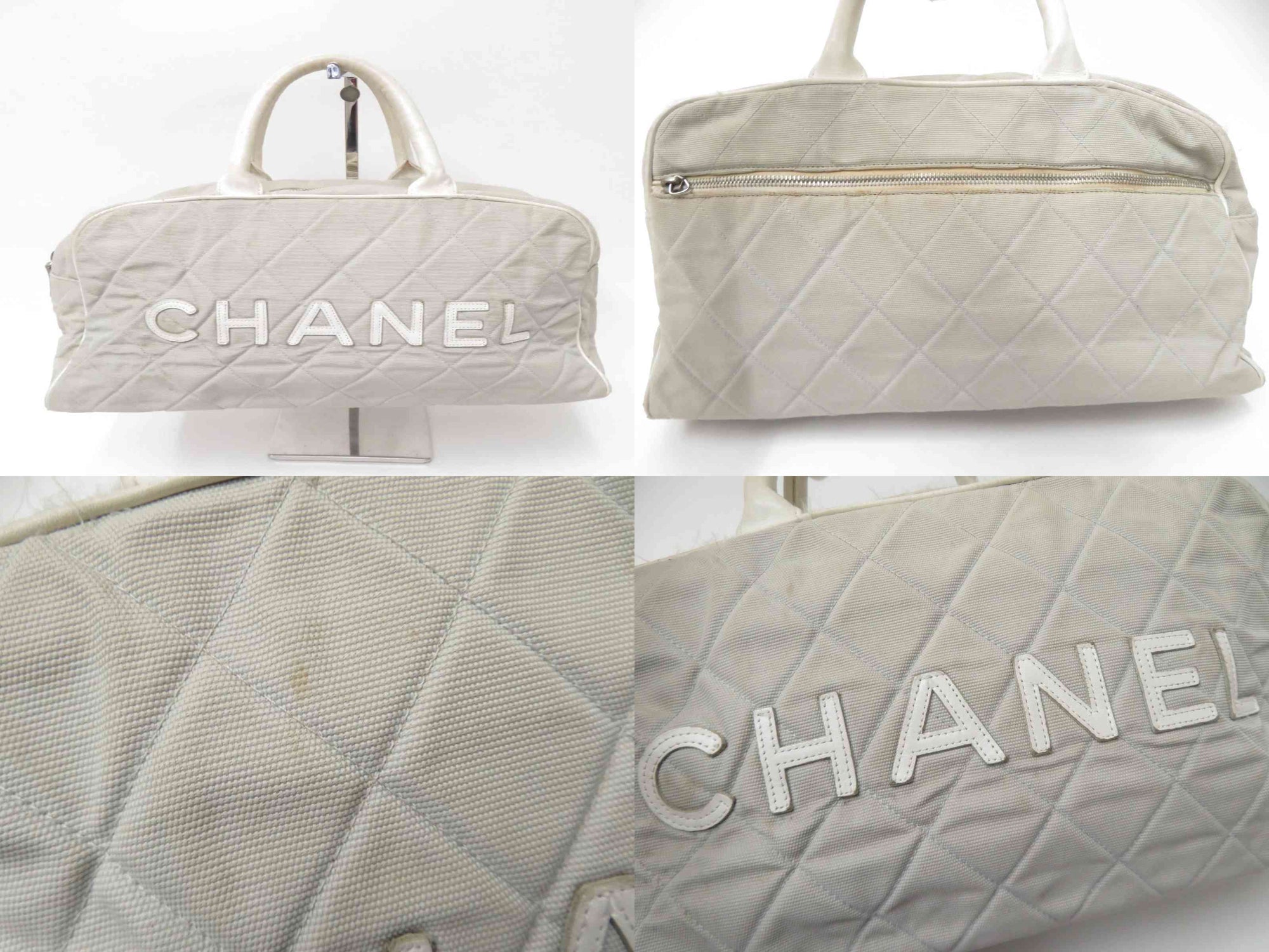 $2,200 2004 Chanel Sports Line Matelasse Nylon Boston Bag 9xxxxxx
