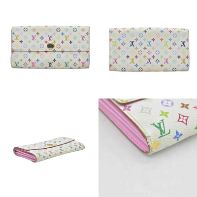 $850 Louis Vuitton Monogram Multicolor Sarah Long Wallet CONSIGNMENT