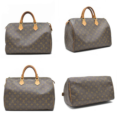 $1700 Louis Vuitton Monogram Speedy 35 SD3191 2011