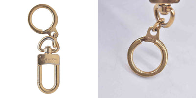 $330 Louis Vuitton Gold Key Chain Charm CONSIGNMENT