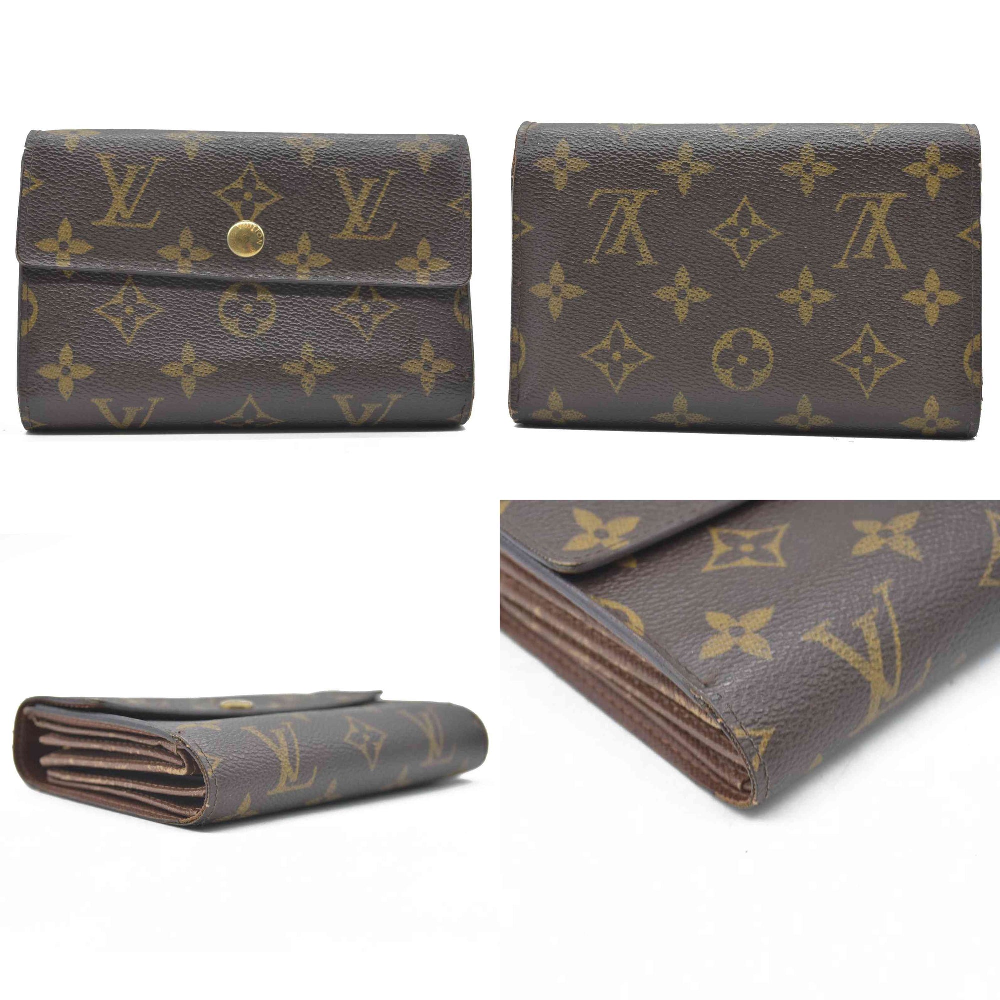 $775 Louis Vuitton Monogram Alexandra Wallet 2009 CA2059