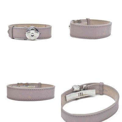 $475 Louis Vuitton Leather Epi Wish Wrap Bracelet SN0070