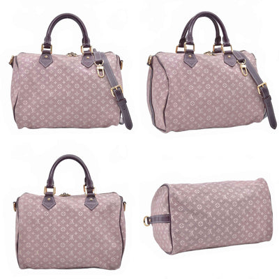 $1500 2010 Louis Vuitton Monogram Idylle Speedy Bandouliere 30 Sepia MB4160 CONSIGNMENT